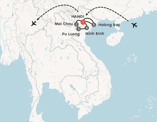 Northern Vietnam Biking Tour