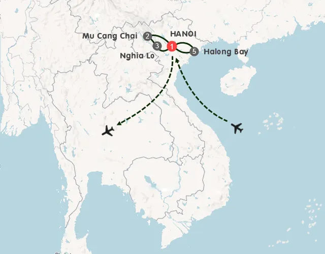 Mu Cang Chai & Halong Bay