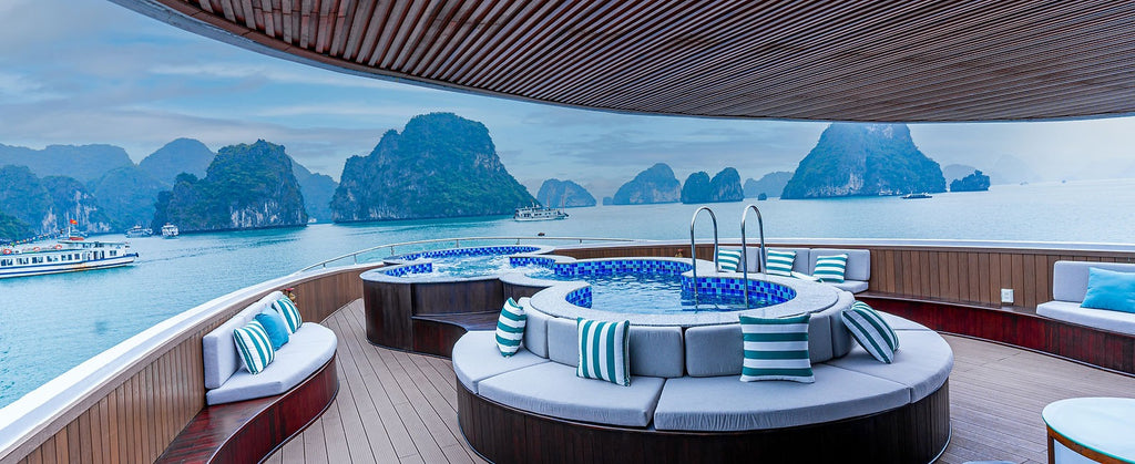 1D - HALONG BAY:  HALONG BAY ON CRUISE (5-STAR CRUISE)