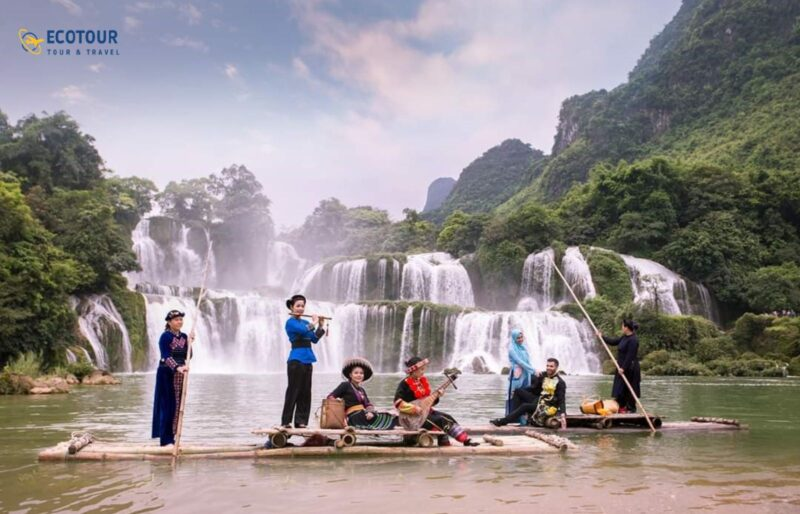 3D4N - CAO BANG - BAN GIOC:  BAN GIOC WATERFALL – NGUOM NGAO (TIGER) CAVE ANGEL EYE MOUNTAIN - NGOC CON VALLEY &  KHAU COC TRA LAKE